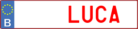 Truck License Plate